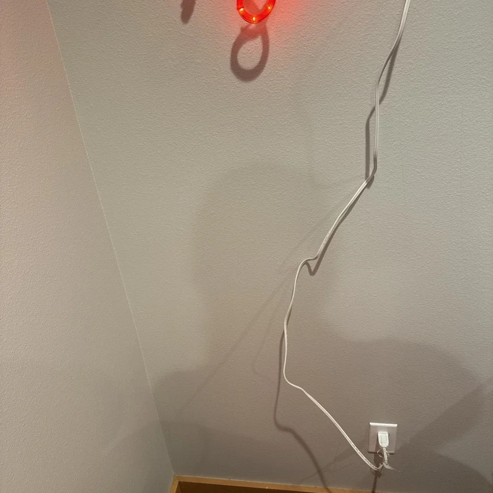 Vintage 2002‎ LOVE Rope Lighting Window Decoration 20 X 8.5